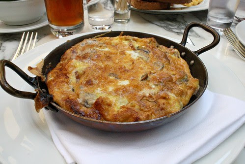 Wood baked Frittata with Mushrooms & Pancetta