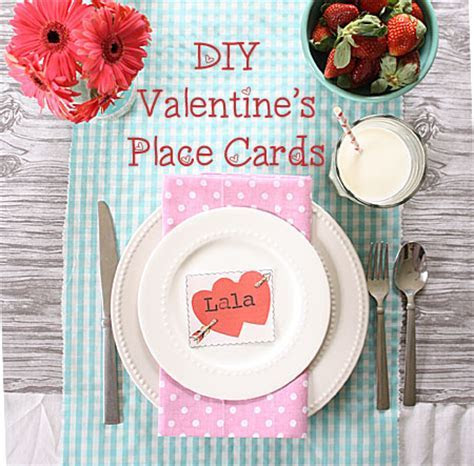 DIY Valentine's Place Cards The Graphics Fairy DIY Valentine's Place Cards The Graphics Fairy