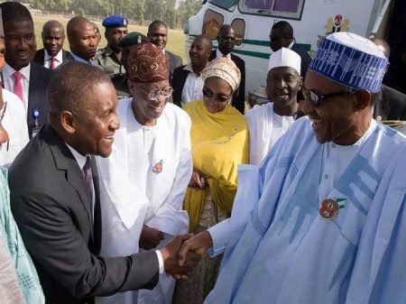 NEWS; Dangote Promises To Help Buhari End Economic Recession
