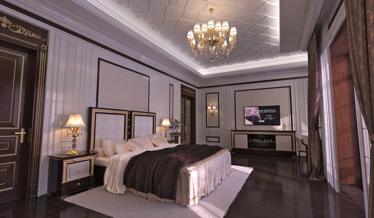 INDESIGNCLUB Classic Bedroom Interior Design In Traditional Style INDESIGNCLUB Classic Bedroom Interior Design In Traditional Style