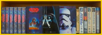 Row 2 of the Star Wars VHS Collection. Click for bigger.