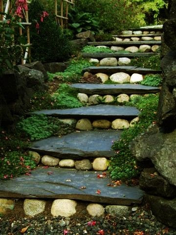 stone garden path