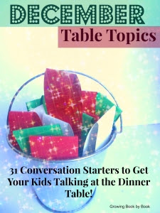 December Table Topics for families