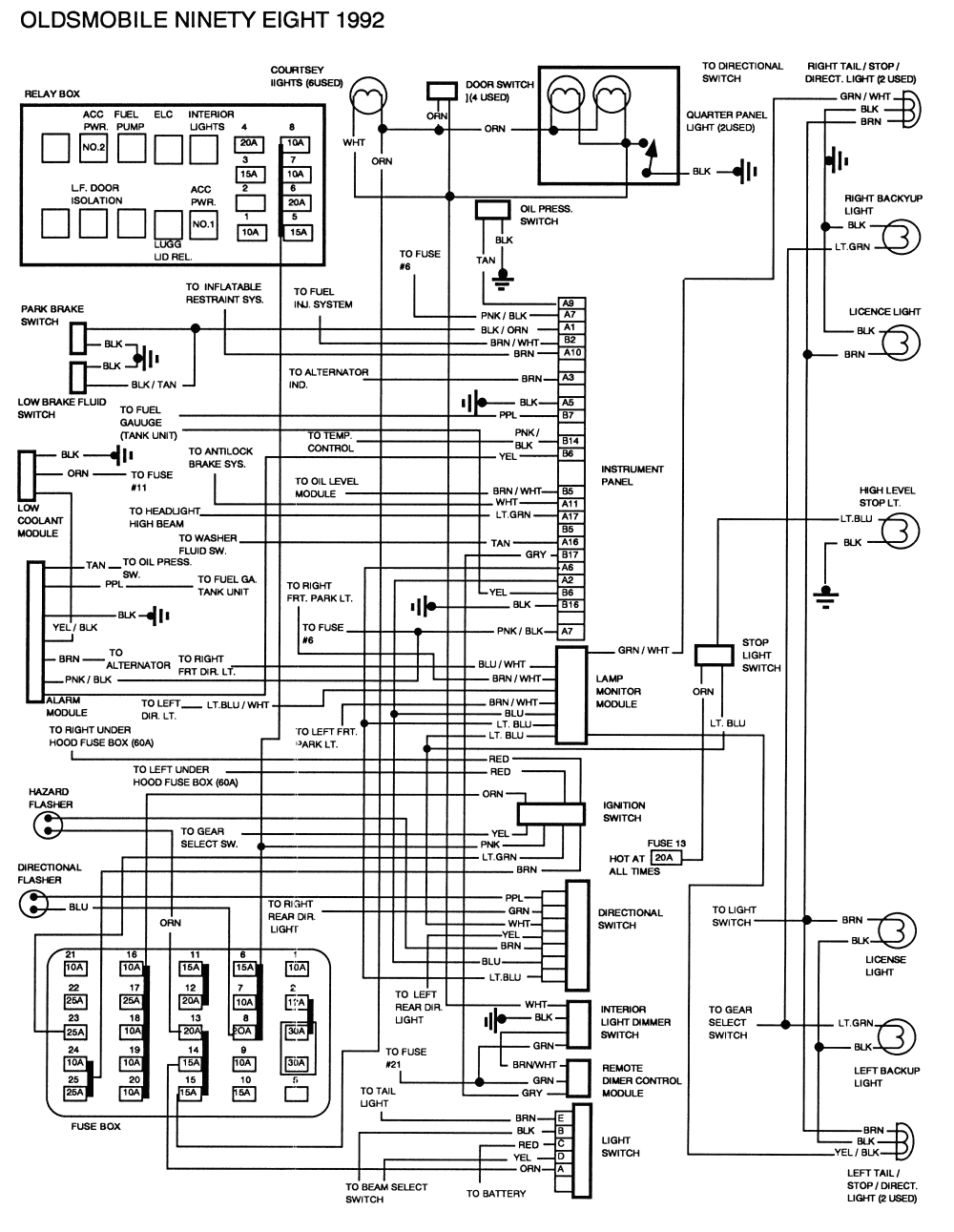 92 Corvette Wiring Diagram Wiring Diagram Networks