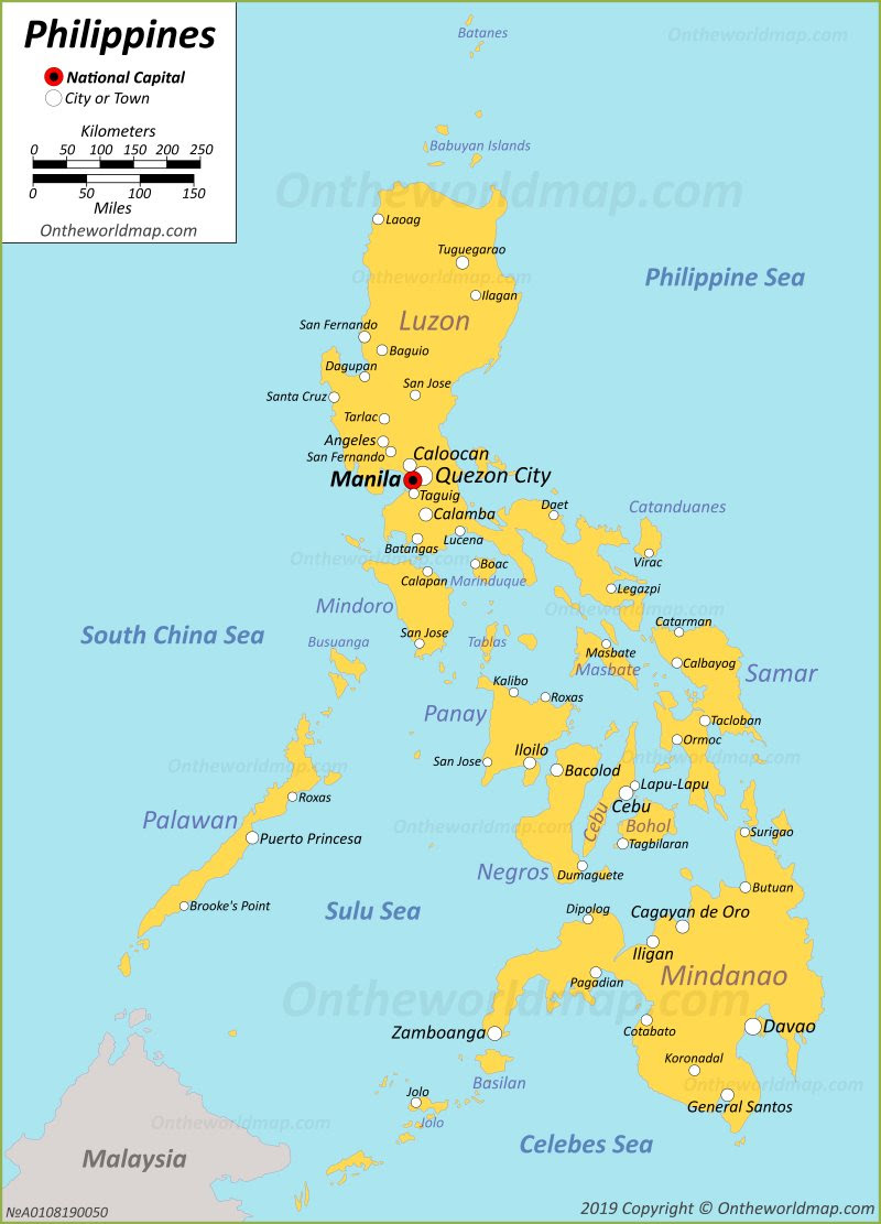 Philippines Map World - World Maps