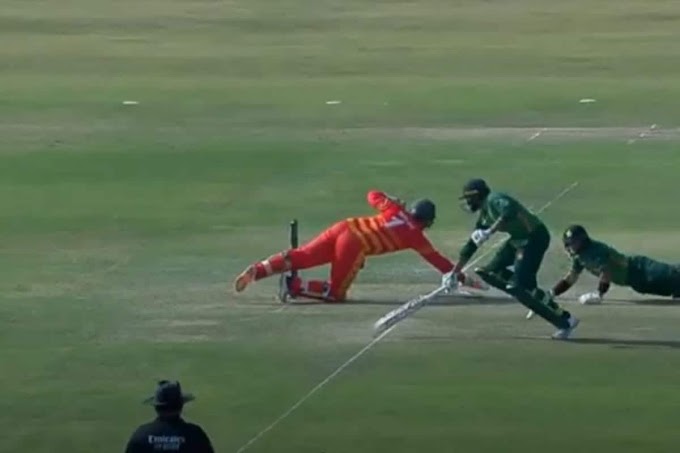 PAK vs ZIM 1st ODI: Video of Imam-ul-Haq’s Bizarre Run Out Dismissal Goes Viral