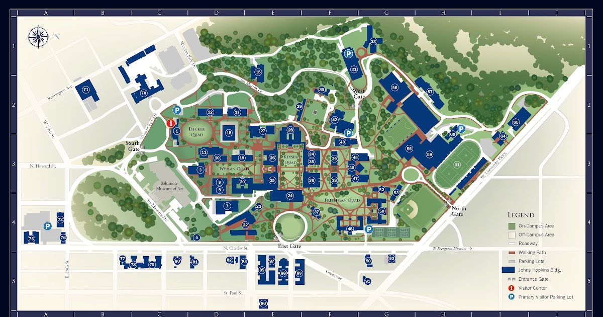 Jhu Campus Map ~ CIELOYLECHE