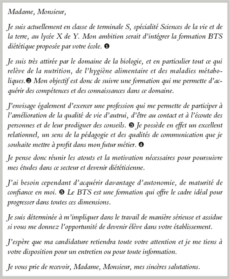 Lettre De Motivation Parcoursup Info Com