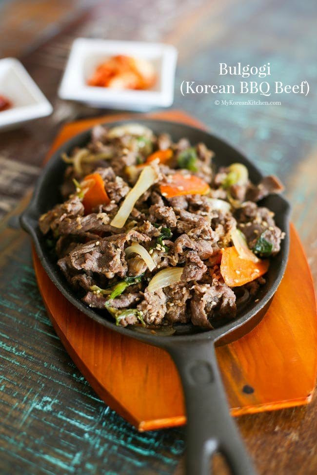 Bulgogi - Korean BBQ Beef - My Korean Kitchen