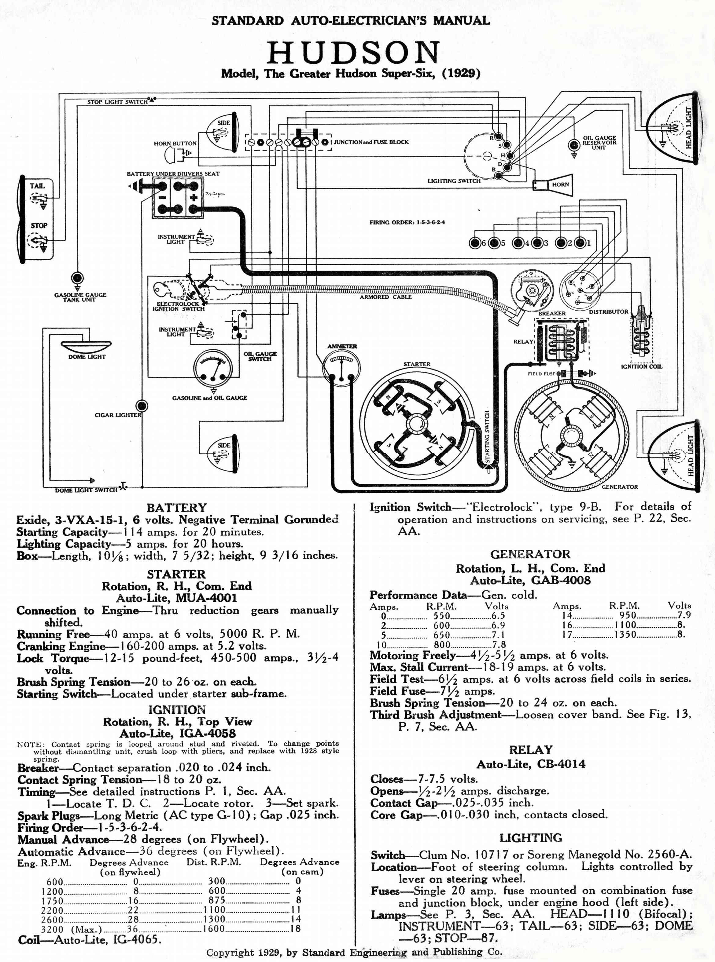 Wiring Manual PDF: 1929 Dodge Wiring Diagram