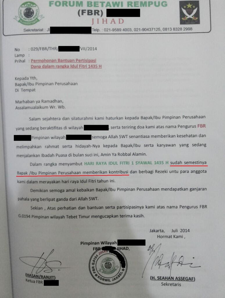 Contoh Proposal Hari Raya Idul Fitri Berbagi Contoh Proposal