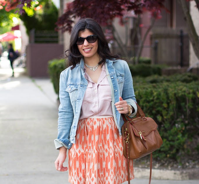 Orange ikat - Chic on the Cheap | Connecticut based style blogger on a ...