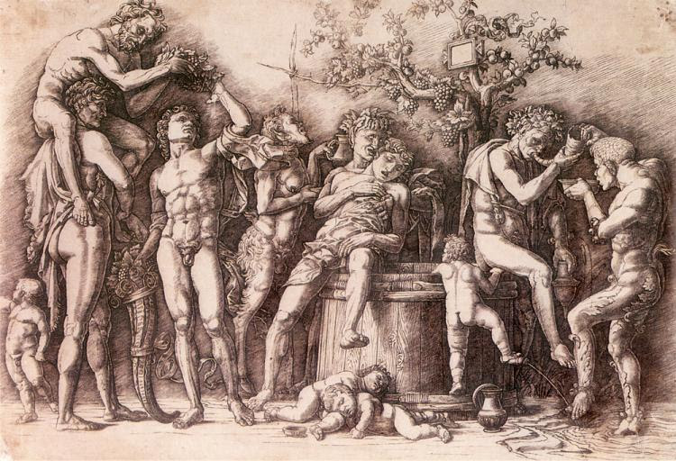 Archivo:.. Bacco - Mantegna, Andrea - Baccanale col tino -1470 ca - jpg