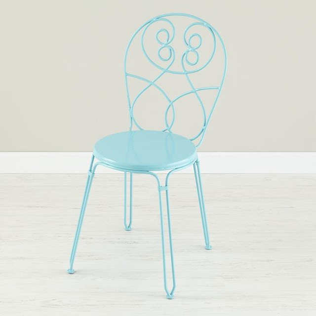Looking Glass Desk Chair, Azure - contemporary - kids chairs - by