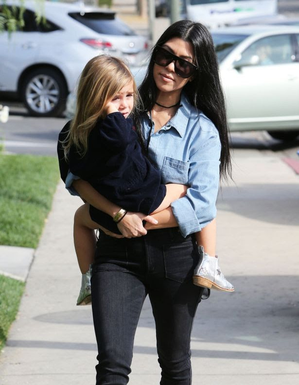 Estranged couple Scott Disick and Kourtney Kardashian enjoy lunch together with their daughter, Penelope