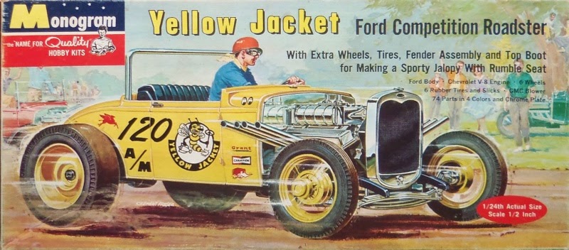 Kustom Kingdom: Yellow jacket - Ford competition Roadster - Monogram ...