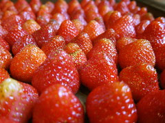 The first strawberries of summer