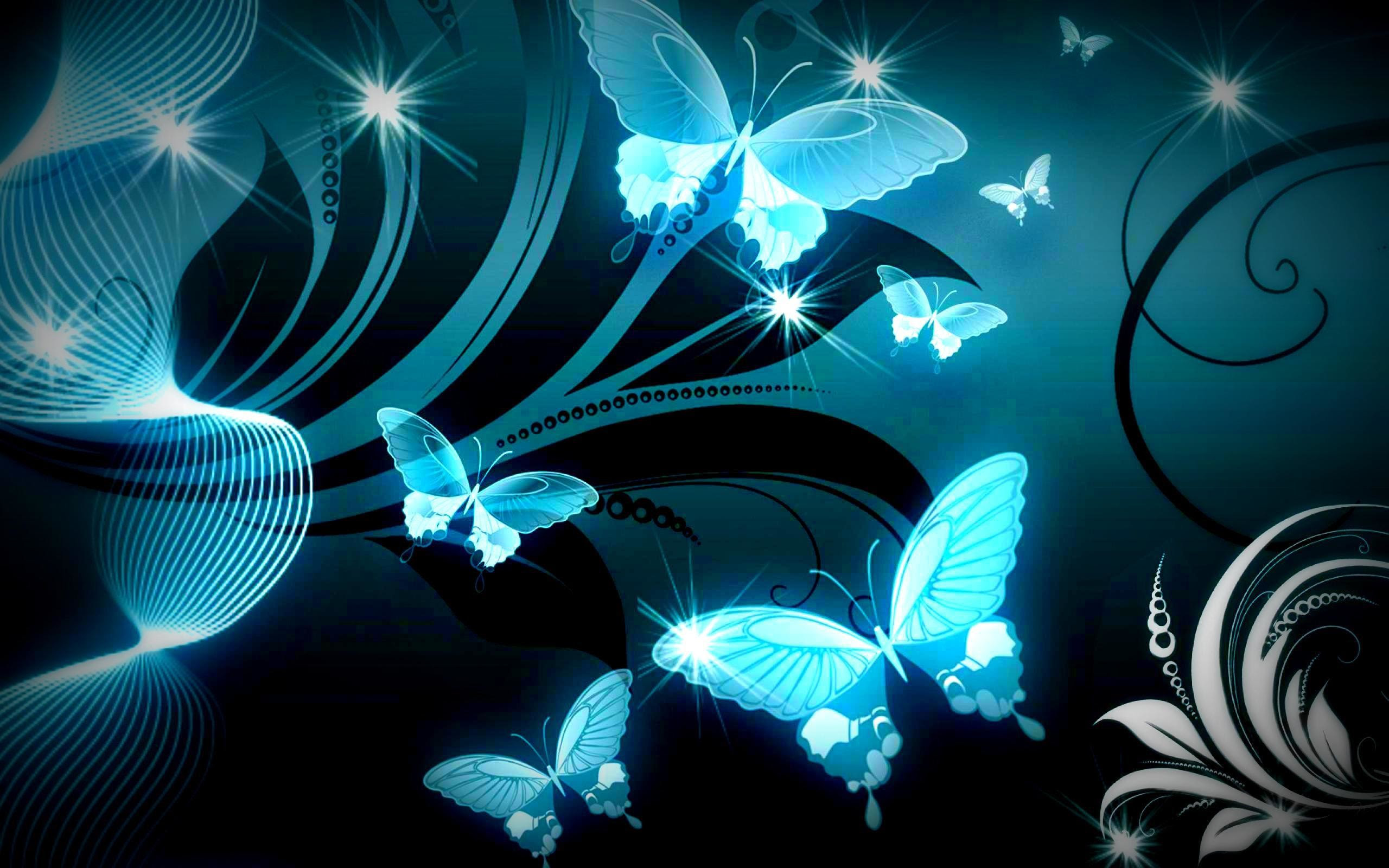 Featured image of post Blue Glitter Wallpaper Butterfly