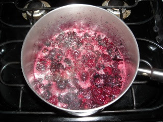 Simmering Blackberry Syrup