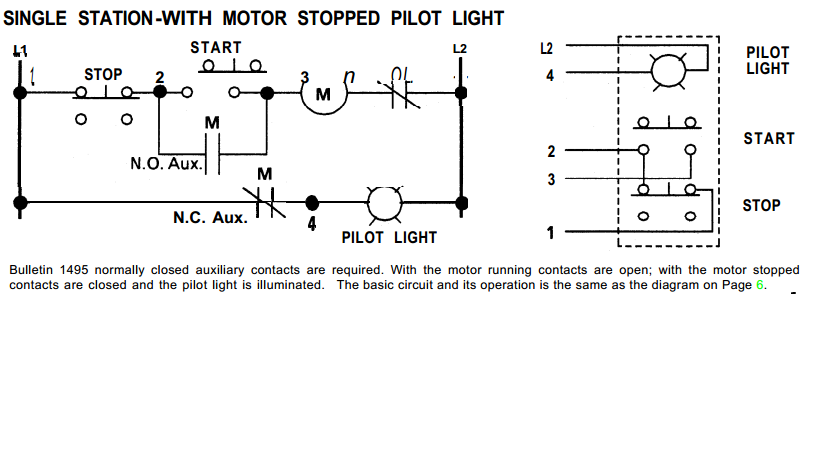 Allen Bradley 709A0D Magnetic Motor Starter Wiring Diagram For Air