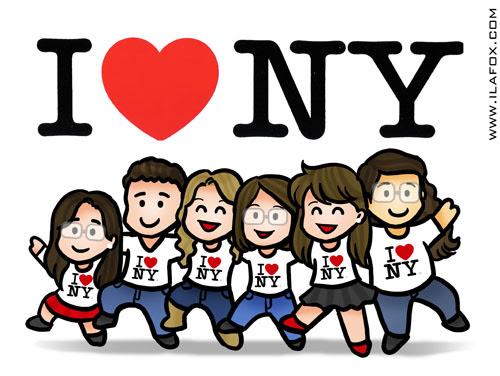 Viagem NY em família, viajando pra NY, ilustração by ila fox