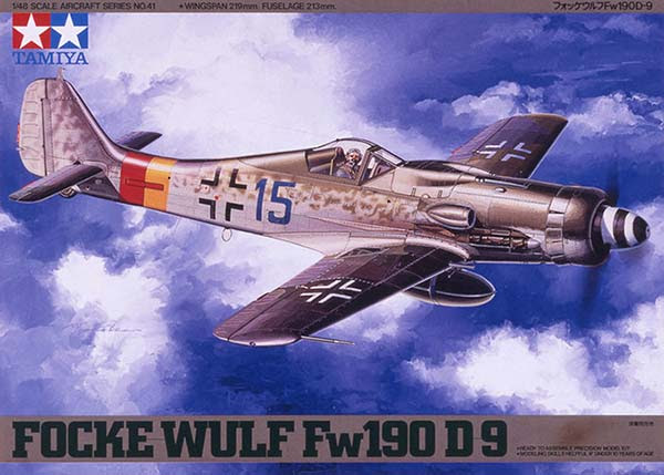 Tamiya 1/48 Focke-Wulf Fw 190 D-9 English Color Guide & Paint Conversion