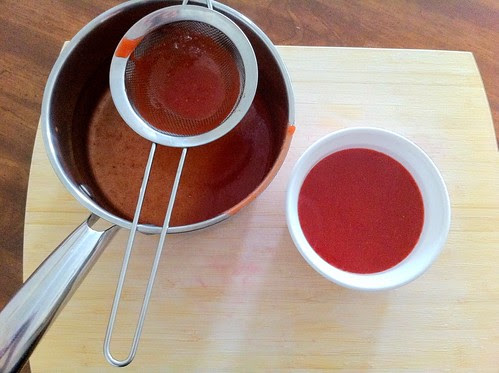 Strained Strawberry Curd