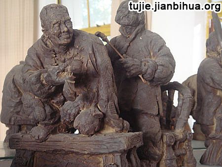 浙江嵊县泥塑作品图片欣赏