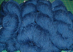 blue yarn