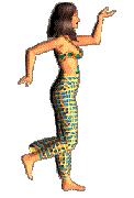 woman belly dancer walk like and egyptian animated gif