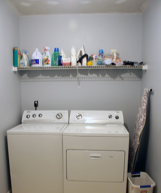 SPARKLY LADIES!: Monday Solutions ~ A Prettier and Neater Laundry Room