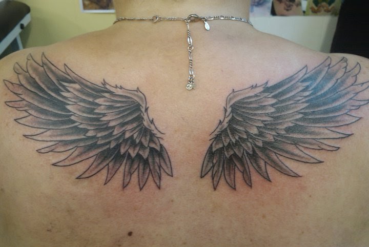 Rucken Tattoos Flugel