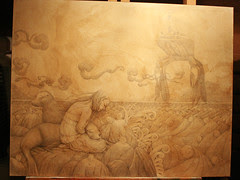 WIP Sea Lion Dream - Pencils 3
