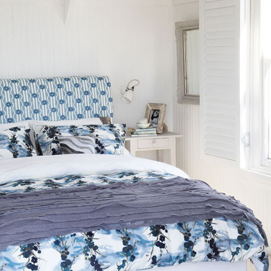 Blue coastal bedroom | Fresh blue bedroom makeovers | Design | Country Homes & Interiors | PHOTO GALLERY | Housetohome.co.uk