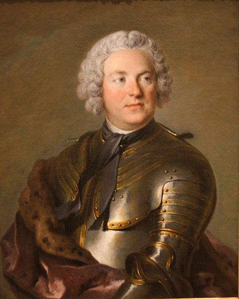 Portrait of Count Carl Gustaf Tessin by Louis Tocqué