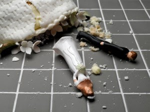 Destroyed Wedding Cake
