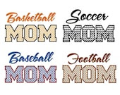 4 Pack Sports Mom Applique Machine Embroidery Designs - Basketball, Baseball, Football, Soccer - RivermillEmbroidery 4 Pack Sports Mom Applique Machine Embroidery Designs - Basketball, Baseball, Football, Soccer - RivermillEmbroidery