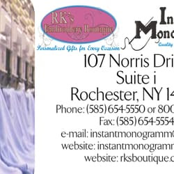 Instant Monogramming, Inc. - Rochester, NY | Yelp
