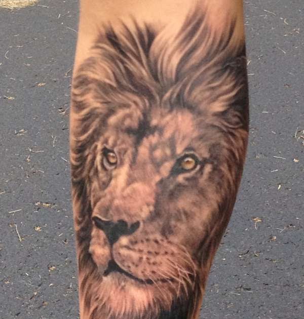 Christian Lion Tattoo Tattoo Area