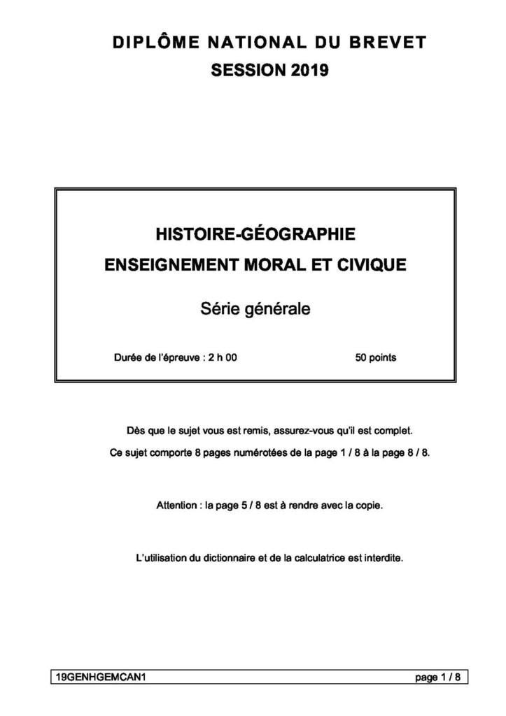 Sujet Et Corrigé Brevet Histoire Pdf 2022 Brevet Blanc 2021 Maths : Corrigé - Communauté MCMS