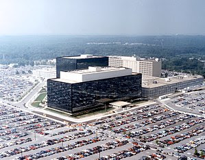Headquarters of the NSA at Fort Meade, Maryland.
