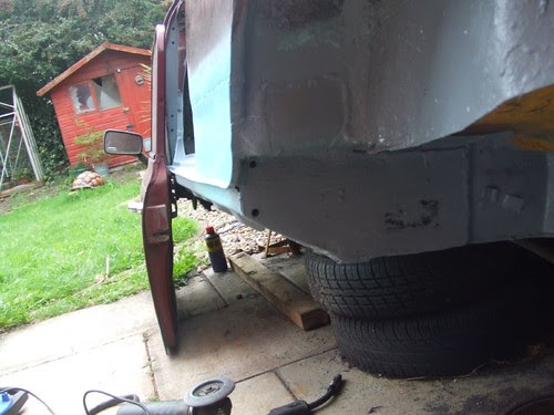 The rear subframe mount repaired