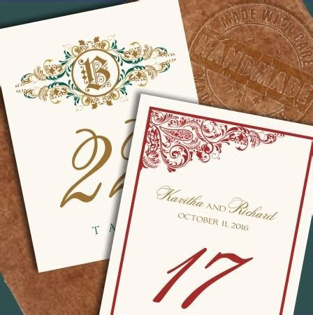 Custom Wedding Table Numbers and Unique Table Card Ideas Custom Wedding Table Numbers and Unique Table Card Ideas