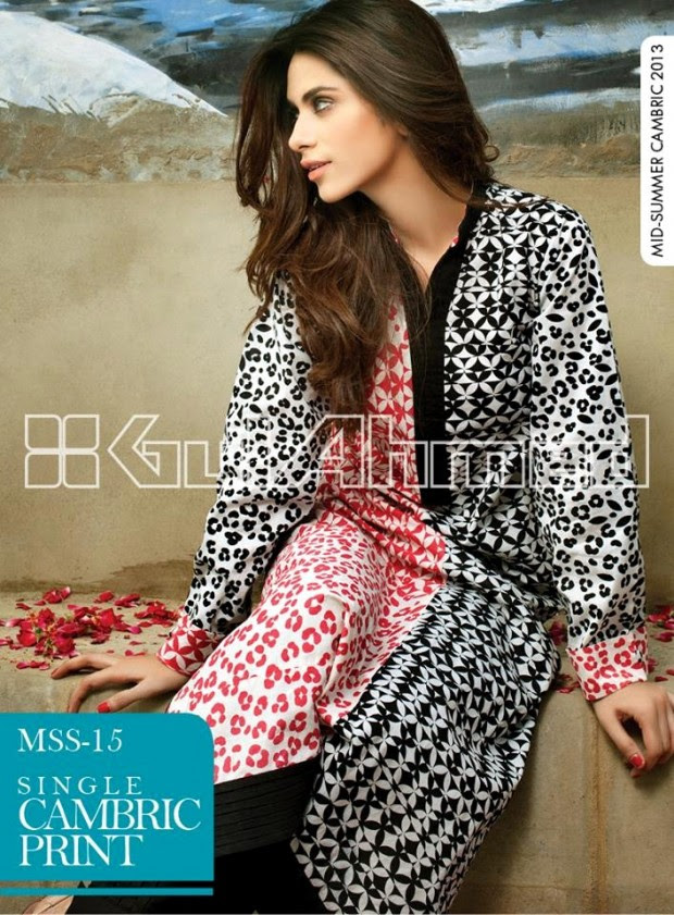Mid-Summer-Cambric-Collection-2014-Gul-Ahmed-Printed-Embroidered-Fashionable-Dress-for-Girls-Women-5 Mid-Summer-Cambric-Collection-2013-Gul-Ahmed-Printed-Embroidered-Fashionable-Dress-for-Girls-Women-5