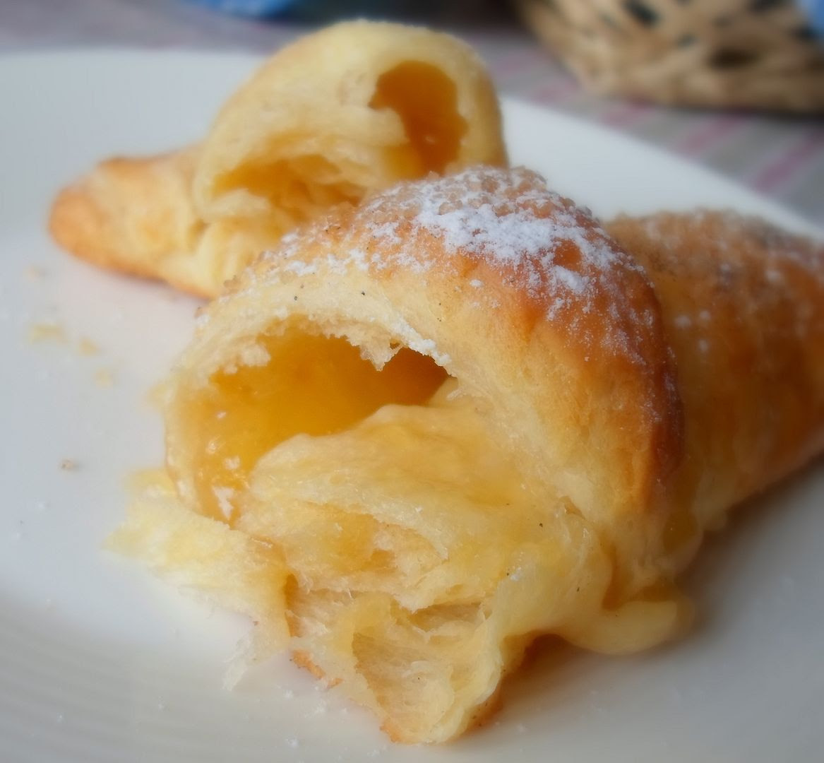 Lemon Filled Croissants Lemon Filled Croissants