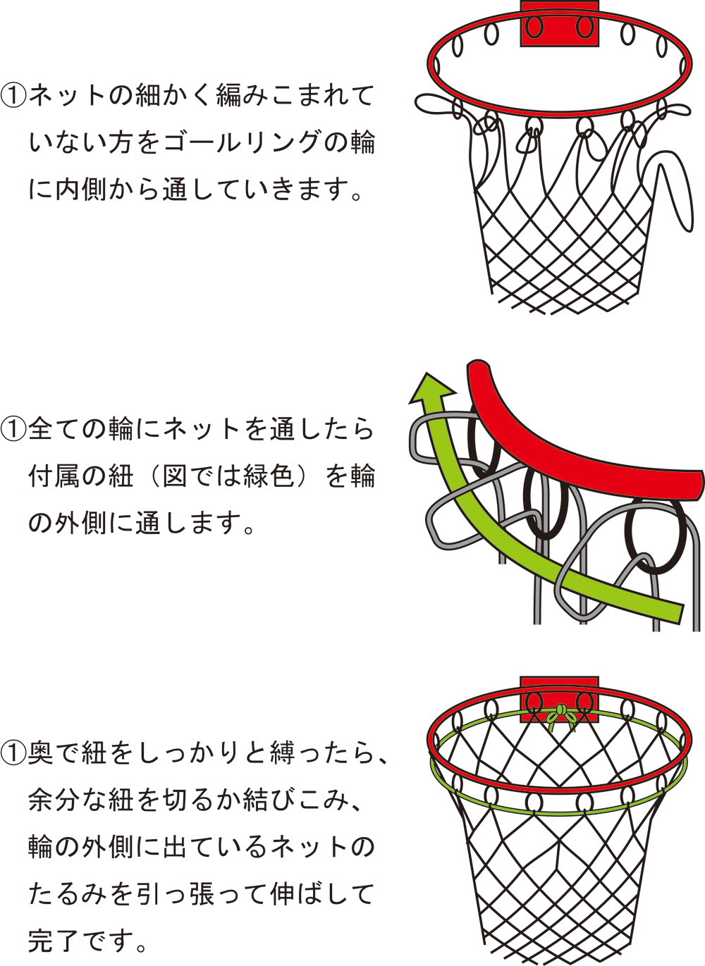 カリンの柄の手作りランディングネット88+inforsante.fr