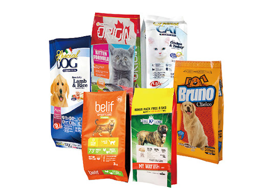 Bolsa de comida para perro