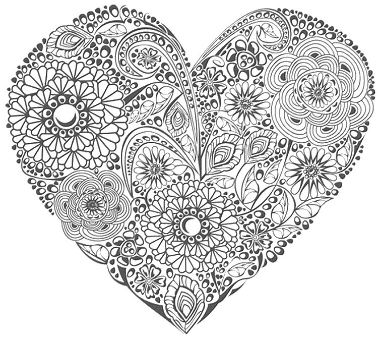 31 Herz Mandala Zum Ausmalen - Besten Bilder von ausmalbilder