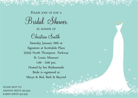 Bridal Shower Invitation Bride Bridal Shower Invitation Bride