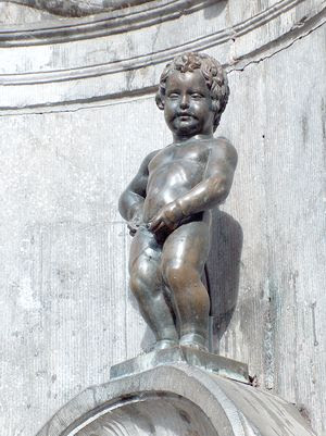 Manneken Pis is seen as a symbol of French and...